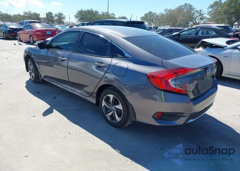 2020 Honda Civic Lx из США, поврежденный, VIN 2HGFC2F65LH513707